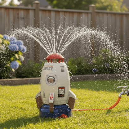 Divertimento spray per bambini – Acqua rotante a 360° per l'estate