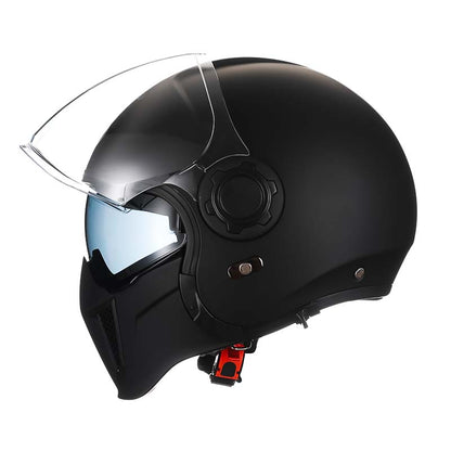 Casco AstraGuard in nero lucido