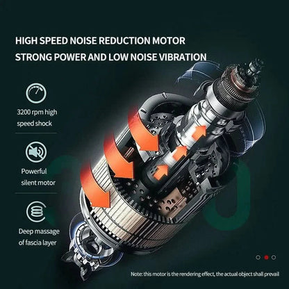 PowerPulse Massaggiatore a percussione - Massaggiatore portatile per la rigenerazione muscolare