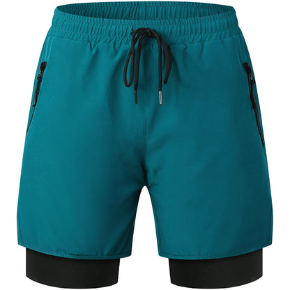 Pantaloncini da ciclismo da uomo 2 in 1 – Imbottiti 3D, traspiranti e ad asciugatura rapida