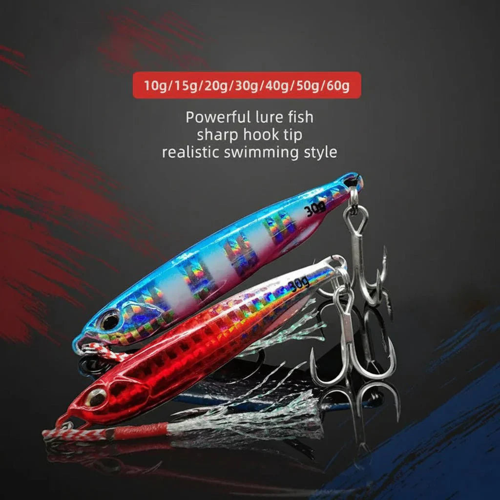 SEABLADE – Cucchiaio jig in metallo per branzino e jigging efficace in acqua salata