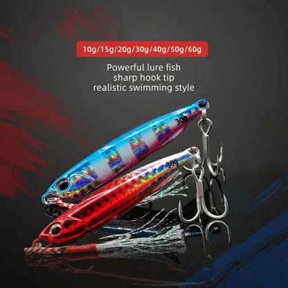SEABLADE – Cucchiaio jig in metallo per branzino e jigging efficace in acqua salata
