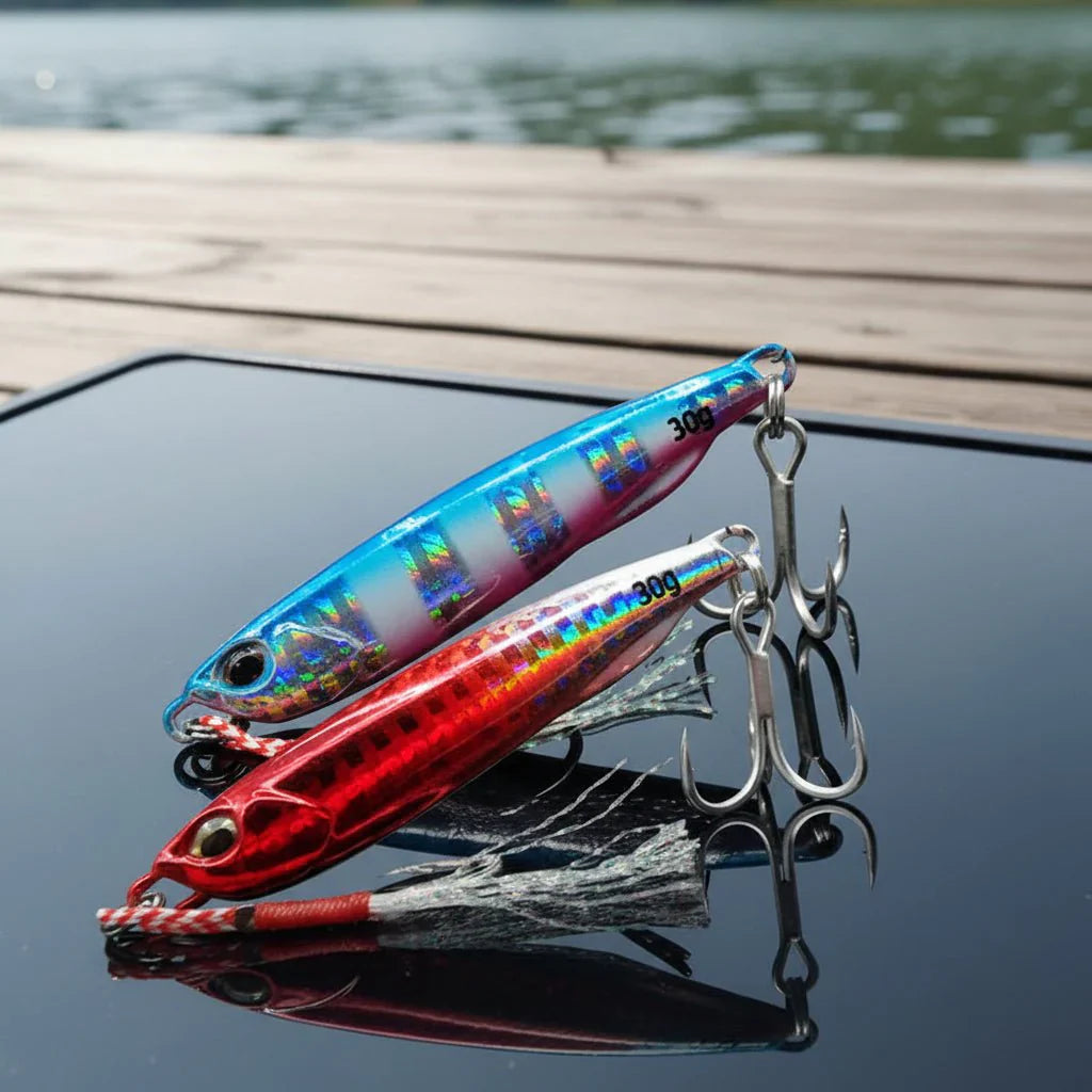 SEABLADE – Cucchiaio jig in metallo per branzino e jigging efficace in acqua salata