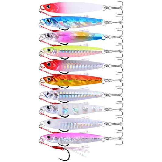 JIGMASTER – Set di jig in metallo per pesca in mare con pesi vari