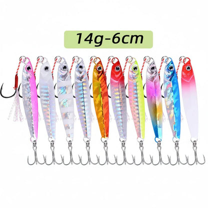 JIGMASTER – Set di jig in metallo per pesca in mare con pesi vari
