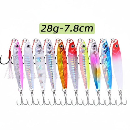 JIGMASTER – Set di jig in metallo per pesca in mare con pesi vari