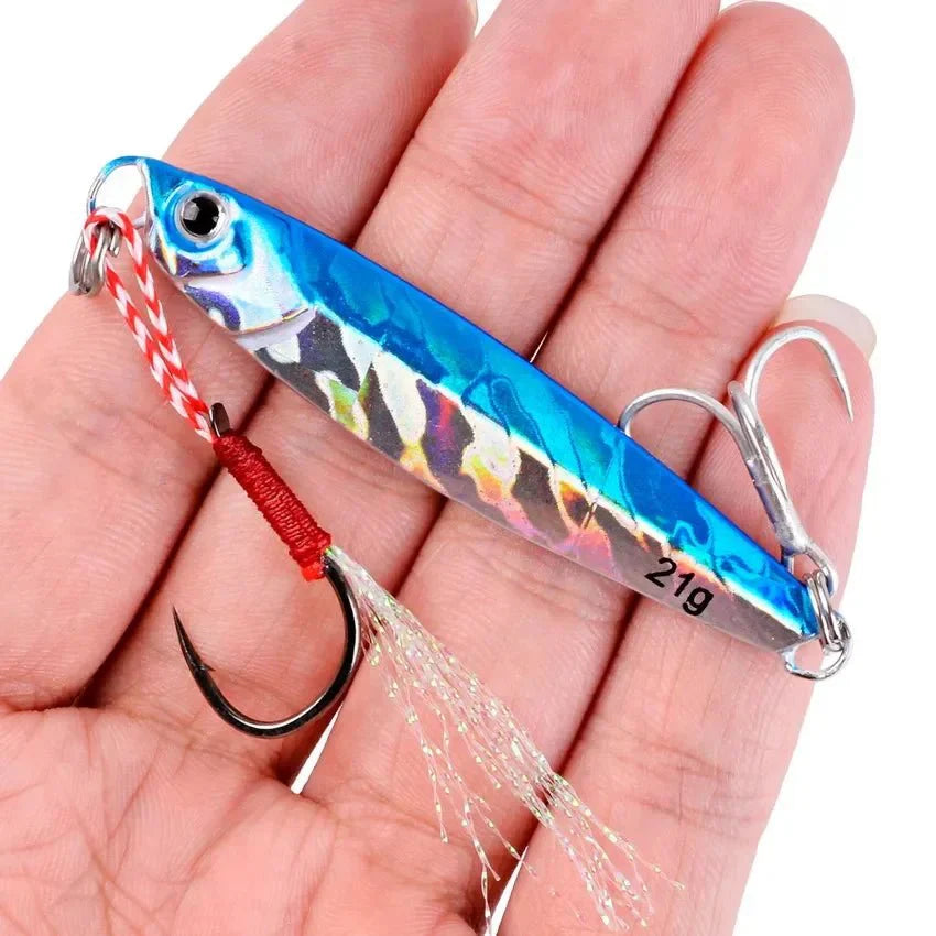 JIGMASTER – Set di jig in metallo per pesca in mare con pesi vari