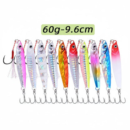 JIGMASTER – Set di jig in metallo per pesca in mare con pesi vari