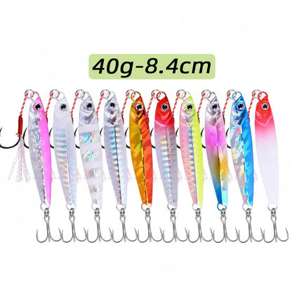 JIGMASTER – Set di jig in metallo per pesca in mare con pesi vari