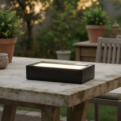 SOLARABATUR – Lampada da parete LED con luce superiore e inferiore per uso esterno