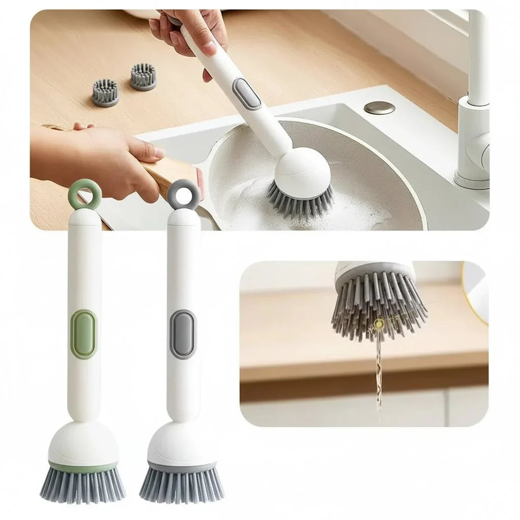CLEANSWIFT – Spazzola multifunzionale per la pulizia con dosatore di liquido