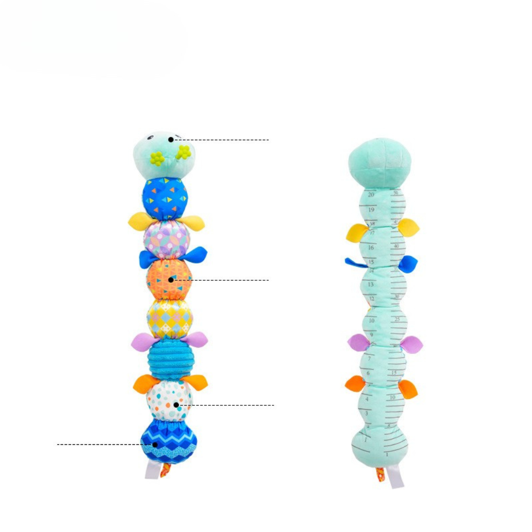 Gioco Musicale a Forma di Bruco per Bebè – Peluche Interattiva per lo Sviluppo Sensoriale e Motorio