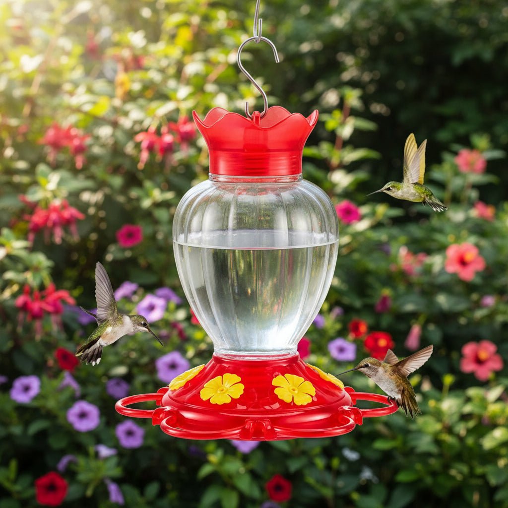 ANTAPURE – Erogatore d'acqua Kolibri per esterni con vasca d'acqua anti-formiche e manutenzione facile