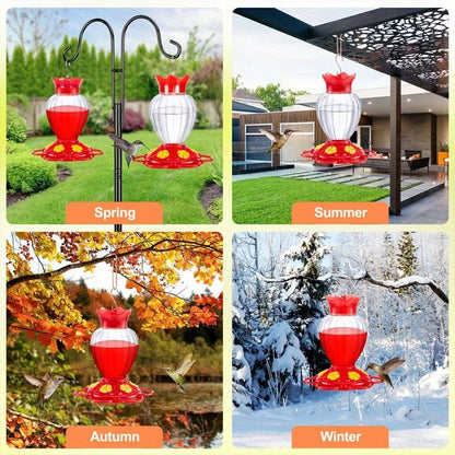 ANTAPURE – Erogatore d'acqua Kolibri per esterni con vasca d'acqua anti-formiche e manutenzione facile