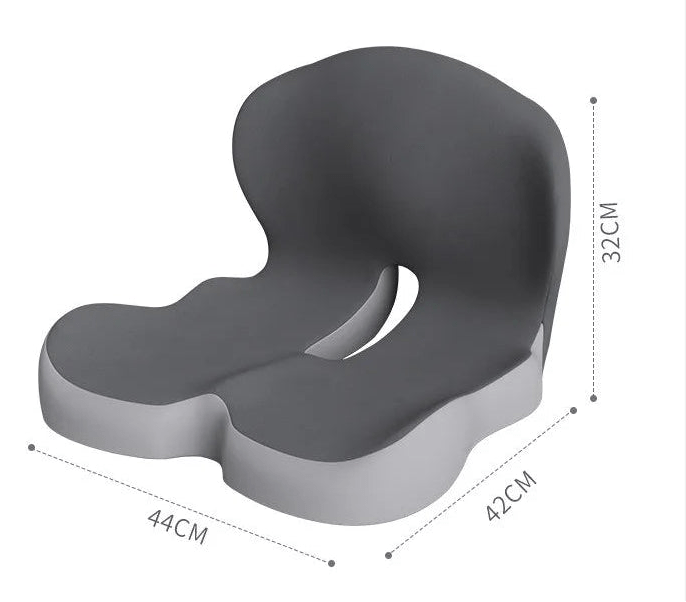 PRESSURISOFT – Cuscino in memory foam per sollievo dal dolore sciatico e comfort durante sedute prolungate
