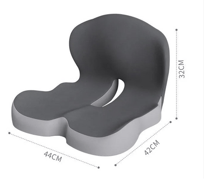 PRESSURISOFT – Cuscino in memory foam per sollievo dal dolore sciatico e comfort durante sedute prolungate