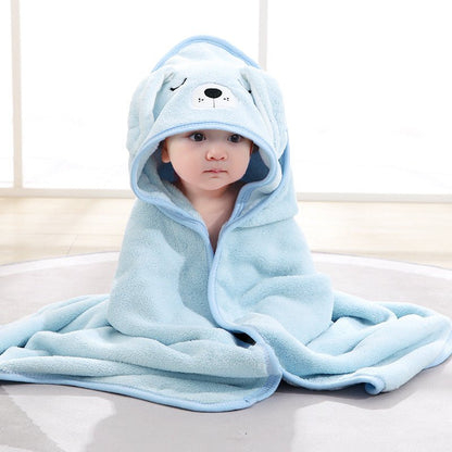 COZYCRADLE – Asciugamano da bagno morbido per neonati, per asciugatura delicata e coccole affettuose