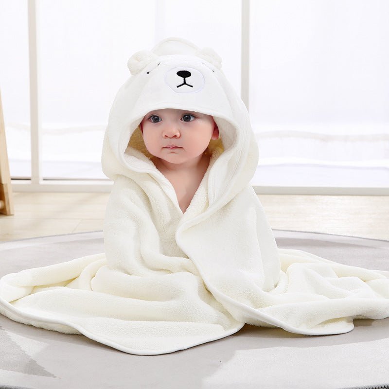 COZYCRADLE – Asciugamano da bagno morbido per neonati, per asciugatura delicata e coccole affettuose