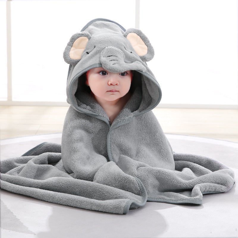 COZYCRADLE – Asciugamano da bagno morbido per neonati, per asciugatura delicata e coccole affettuose