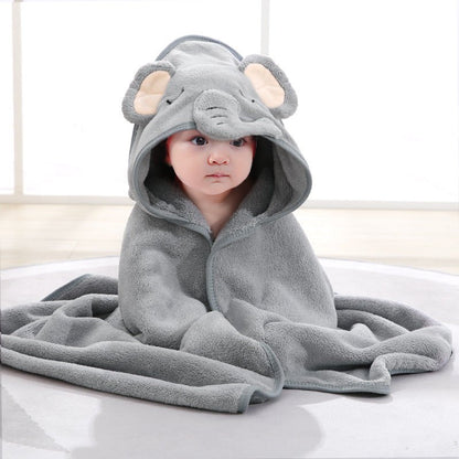 COZYCRADLE – Asciugamano da bagno morbido per neonati, per asciugatura delicata e coccole affettuose