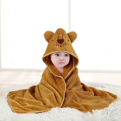 COZYCRADLE – Asciugamano da bagno morbido per neonati, per asciugatura delicata e coccole affettuose