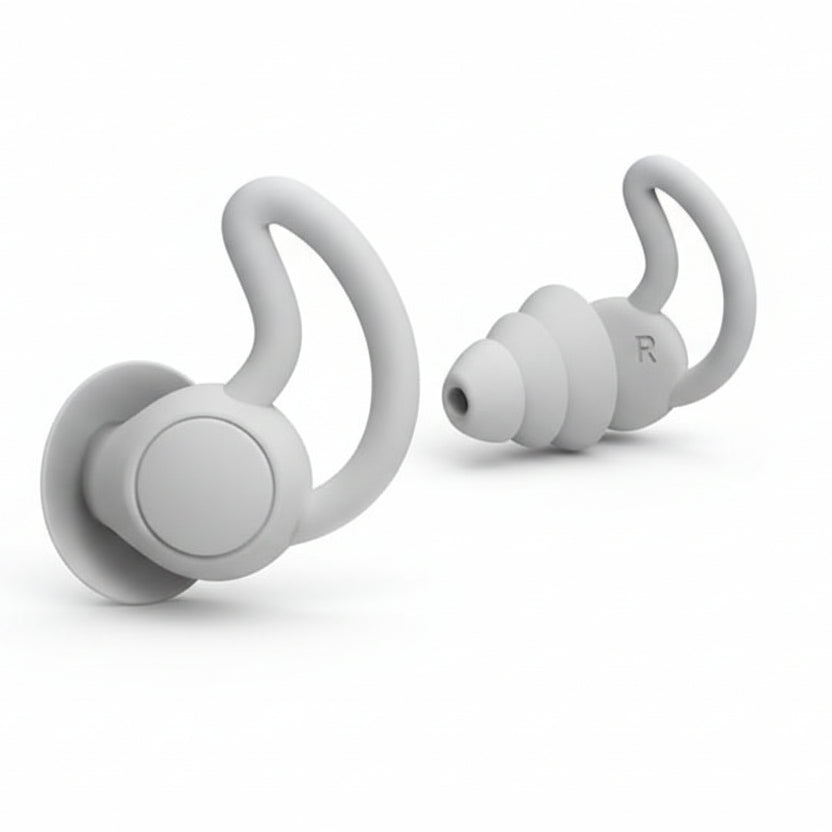NOCTURA EARPLUGS - Tappi auricolari in silicone morbidi per ridurre il rumore e dormire meglio