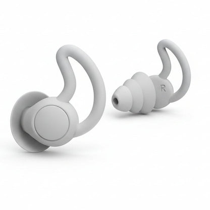 NOCTURA EARPLUGS - Tappi auricolari in silicone morbidi per ridurre il rumore e dormire meglio