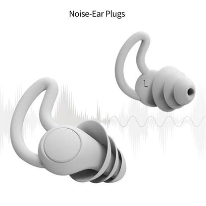 NOCTURA EARPLUGS - Tappi auricolari in silicone morbidi per ridurre il rumore e dormire meglio