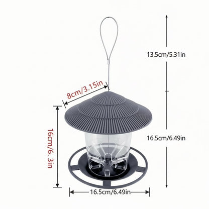 HOLEFEED – Alimentatore automatico per uccelli con distributore di noci a fori multipli