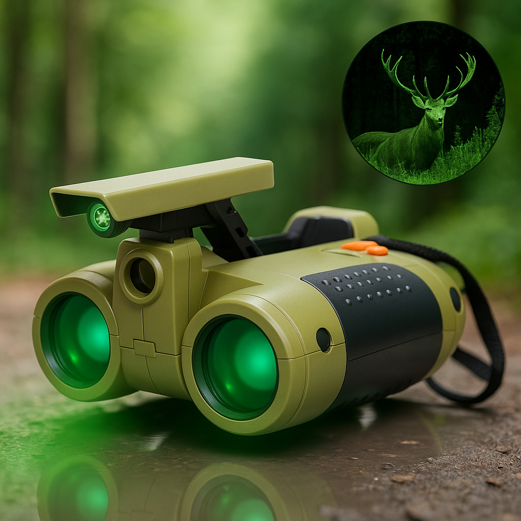 Binocoli AdventureSeek con Visione Notturna per Bambini – Ideali per giochi all’aperto, osservazione degli animali ed esplorazione