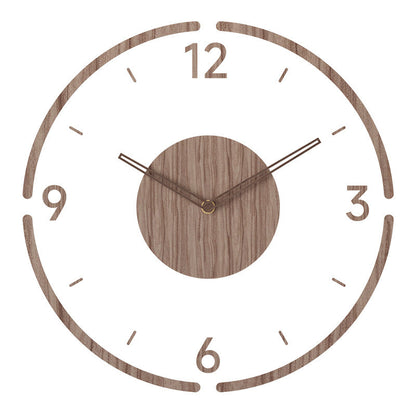 Orologio da Parete Scandinavo in Legno Minimalista
