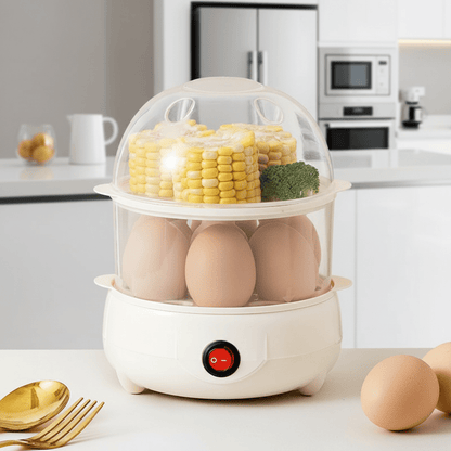OVASTEAM – Dispositivo elettrico a doppio livello per la cottura a vapore rapida ed uniforme delle uova