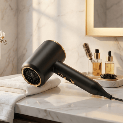 Asciugacapelli PowerGloss da 2400 W - Tecnologia agli ioni e design elegante per tutti i tipi di capelli