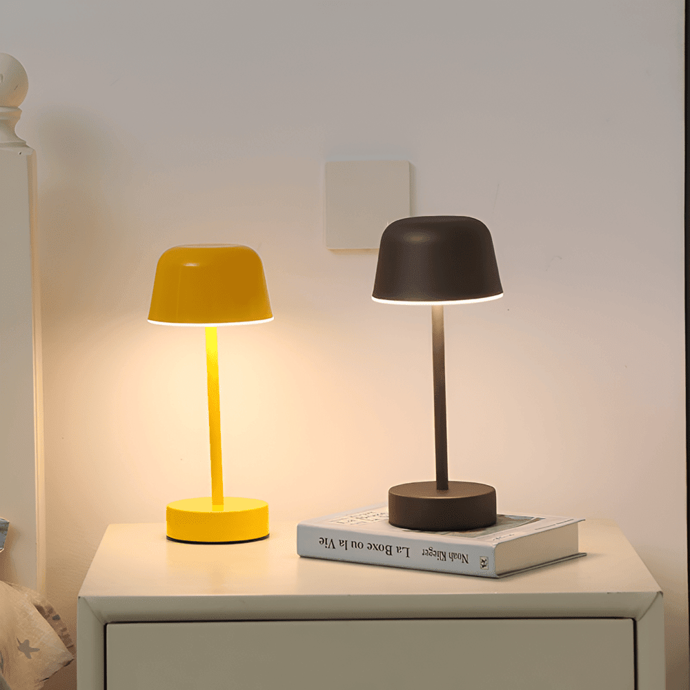 RETROLIGHT – lampada da tavolo LED in stile retrò, senza fili e ricaricabile tramite USB