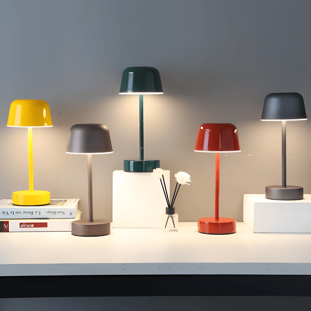 RETROLIGHT – lampada da tavolo LED in stile retrò, senza fili e ricaricabile tramite USB