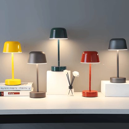 RETROLIGHT – lampada da tavolo LED in stile retrò, senza fili e ricaricabile tramite USB