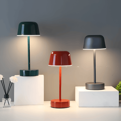RETROLIGHT – lampada da tavolo LED in stile retrò, senza fili e ricaricabile tramite USB