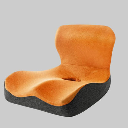 ERGOFORM – Cuscino ortopedico per seduta a forma di L con memory foam per il sollievo di schiena e coccige