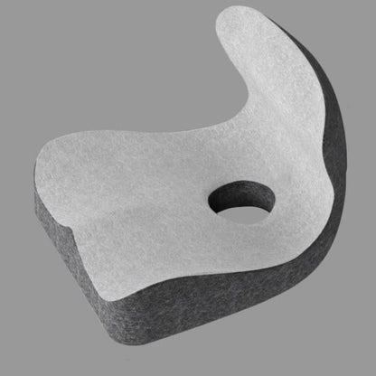 ERGOFORM – Cuscino ortopedico per seduta a forma di L con memory foam per il sollievo di schiena e coccige