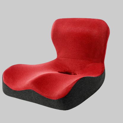 ERGOFORM – Cuscino ortopedico per seduta a forma di L con memory foam per il sollievo di schiena e coccige