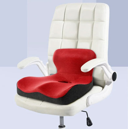 ERGOFORM – Cuscino ortopedico per seduta a forma di L con memory foam per il sollievo di schiena e coccige