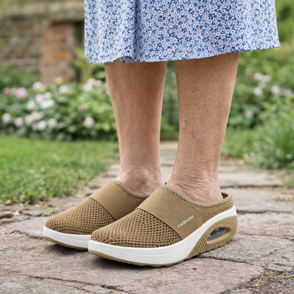 Pantofole Ortopediche HomeStep in rosso
