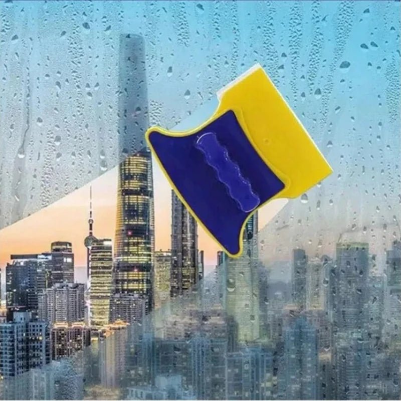 SECURAPANE – Pulitore magnetico per vetri a doppia faccia con cordino di sicurezza da 1,2 m