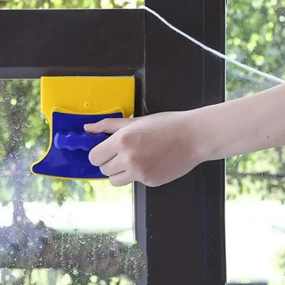 SECURAPANE – Pulitore magnetico per vetri a doppia faccia con cordino di sicurezza da 1,2 m
