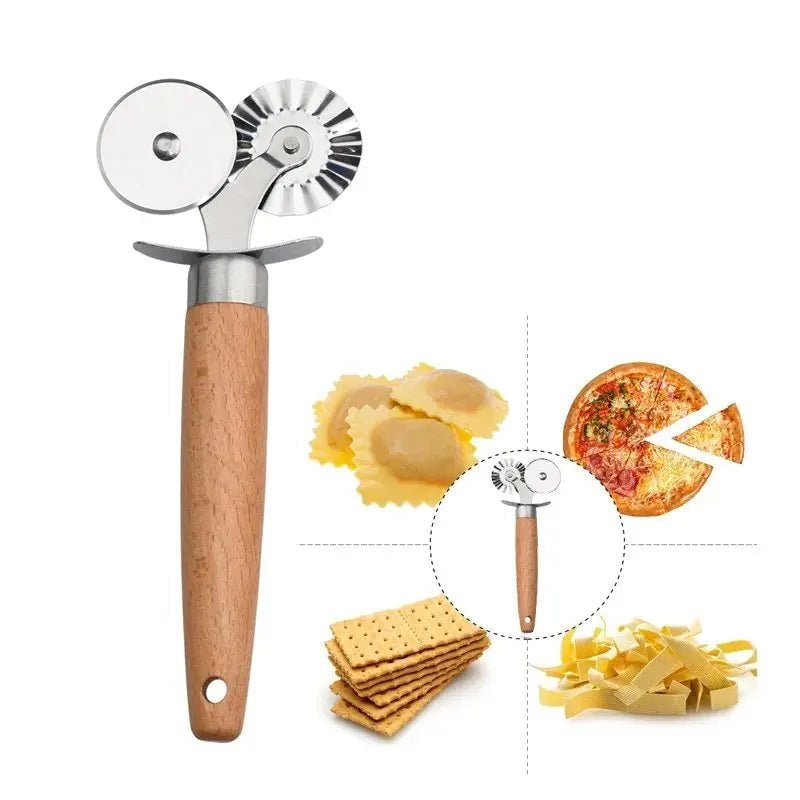 GNOCFORMA – Tradizionale tagliere per pasta e set per modellare gnocchi in legno di faggio