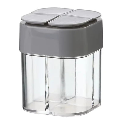 PATHSPICE – Compatto e robusto dispensatore di spezie da viaggio 4-in-1 per pasti da campeggio