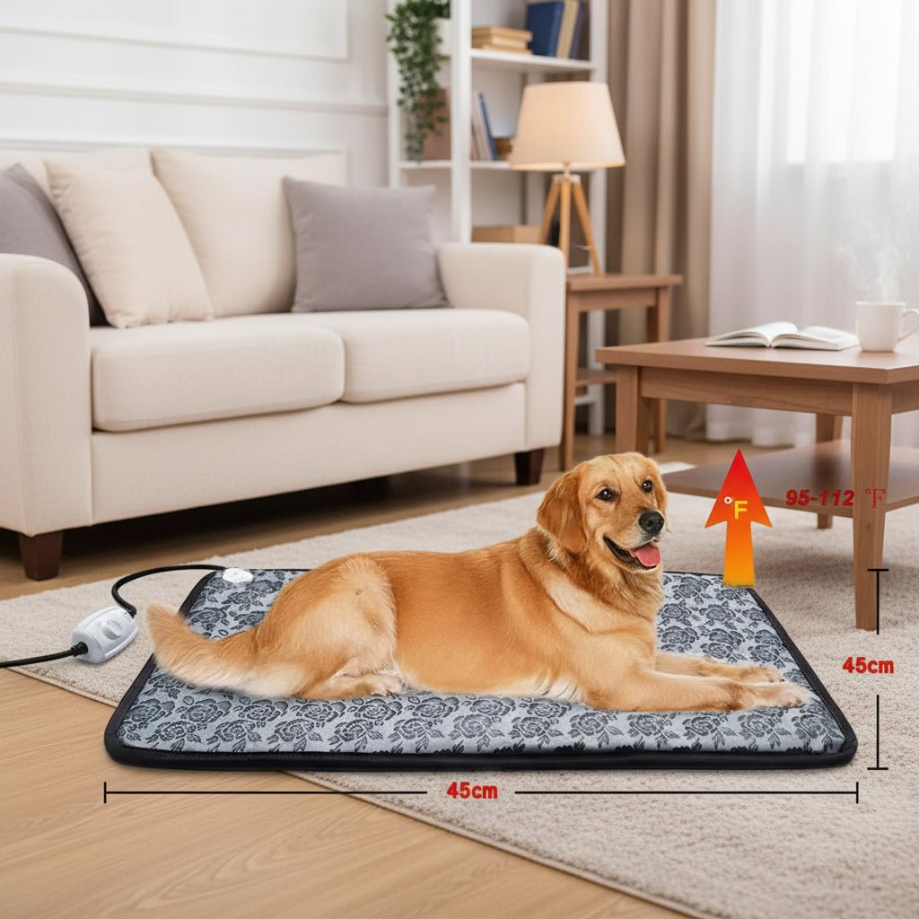 THERMPAW – Tappetino riscaldato impermeabile per animali domestici con temperatura regolabile