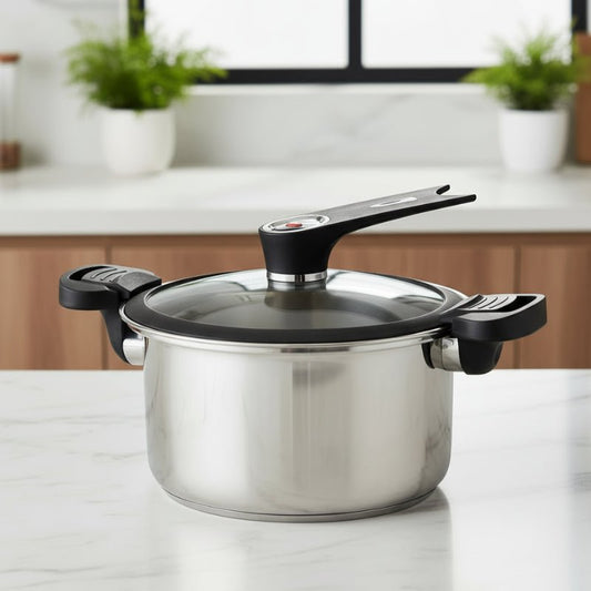 MULTICOOK – Pentola a pressione in acciaio inossidabile a vapore micro per zuppe e stufati