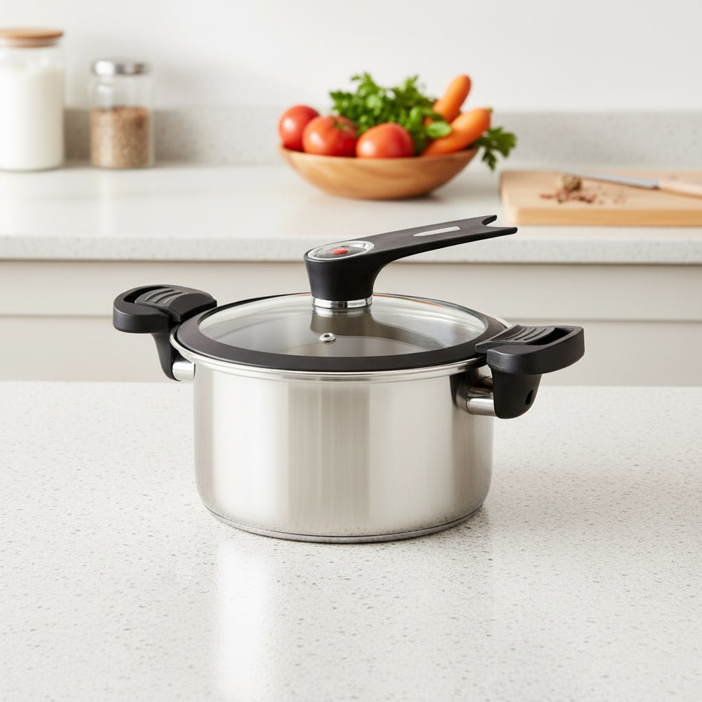 MULTICOOK – Pentola a pressione in acciaio inossidabile a vapore micro per zuppe e stufati