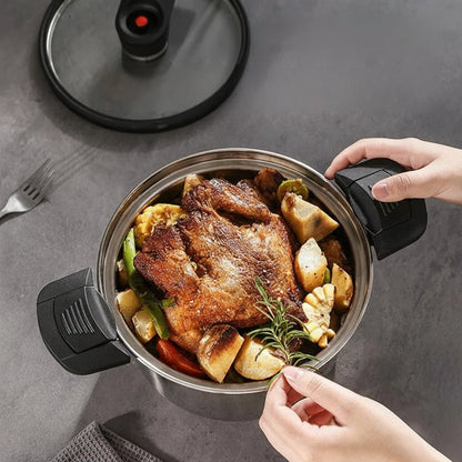 MULTICOOK – Pentola a pressione in acciaio inossidabile a vapore micro per zuppe e stufati